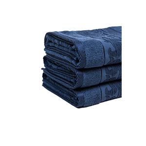 ผ้าเช็ดตัวผ้าแจ็คการ์ดผ้าฝ้ายออร์แกนิกออกแบบได้เองสำหรับโรงแรมและสปา - Product Image 2