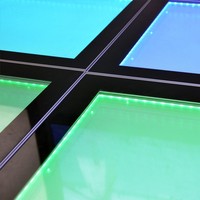 Sol de danse lumineux à led, sur mesure, miroir 3d, sculpté, usage mural ou pour sol de danse, personnalisé