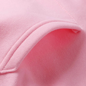 Nouveau sweat à capuche rose pour homme, 100 % coton de haute qualité, coupe oversize, personnalisé, style streetwear automne, en molleton uni - Product Image 4