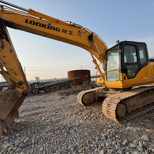 Excavatrice de grande taille Lonking d'occasion presque neuve LG6245E/LG6225N/LG6245N 25 tonnes, engin de chantier lourd, moteur d'origine d'usine - Product Image 2