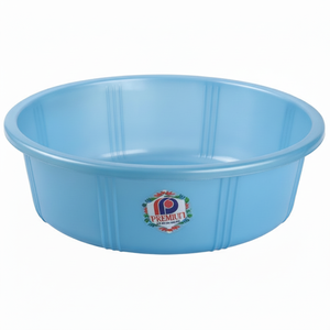 Petit bassin rond écologique en plastique, matériau PP, capacité de 3 L, pour salle de bain, lavabo pour se laver les mains - Product Image 1