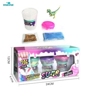 Custom Activator Crystal Clear Cream Set <b>Slime</b> Kit Education Toy Putty Making Kit Kids DIY Charms Toys <b>Slime</b> Kit for Kids - Product Image 2