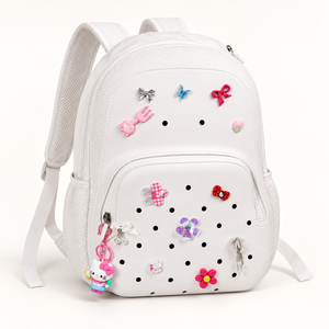 OEM EVA School <b>Backpack</b> with Custom Colors and Decorative Charms - Product Image 1