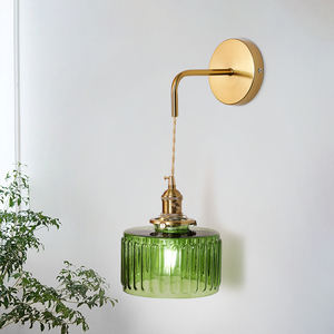 キッチン照明キッチンキッチン用モダンな装飾グリーンガラス壁ランプ - Product Image 4