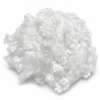Matériau de Rembourrage HCS en Fibre de Polyester 100% Vierge Blanche Anti-Bactérienne avec Motif Siliconé et Fibre Discontinuée