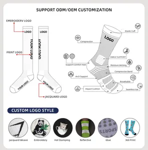 Мужские и женские Спортивные Компрессионные носки