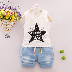 เสื้อผ้าเด็กดีไซน์เนอร์ขายส่ง ชุดฤดูร้อนสำหรับเด็กผู้ชาย ซื้อตรงจากจีน - Product Image 1