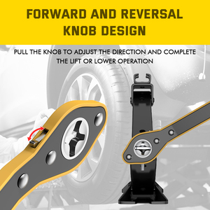 Hoogwaardige Aanpasbare Stalen Arbeidsbesparende Krik Ratelsleutel Voor Auto Hijsen Industriële Kwaliteit Oem Ondersteuning - Product Image 4