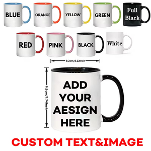 Taza Personalizada <span class=keywords><strong>con</strong></span> <span class=keywords><strong>Foto</strong></span> <span class=keywords><strong>y</strong></span> <span class=keywords><strong>Texto</strong></span>, Taza de Cerámica Única <span class=keywords><strong>y</strong></span> Personalizada para Regalos de Cumpleaños para Mamá, Parejas, Familia, 11 oz - Product Image 1
