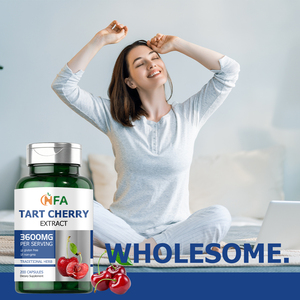 Best Sales Tart Cherry Extract Capsules with Tart Cherry Supports Exercise Recovery Support for Muscle Health Function Capsules - Product Image 3