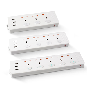 Interruptor eléctrico de <span class=keywords><strong>16</strong></span> <span class=keywords><strong>amperios</strong></span>, placa de extensión, enchufe industrial y toma de corriente con protector contra sobretensiones - Product Image 1