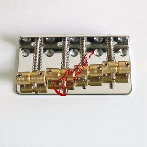 Donlis สะพานแบสแซดเดิลทองเหลือง19มม. แนววินเทจสำหรับกีตาร์เบส4สายแจ๊ส - Product Image 2