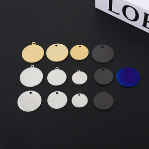 Etiquetas Redondas de Acero Inoxidable Color Dorado, Etiquetas Personalizadas para Mascotas, Accesorios de Moda para Uso en Exteriores, Regalo Personal - Product Image 4