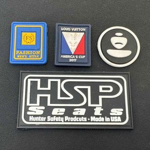 Custom Rubber Logo 3d Patches <b>Clothes</b> Garment Silicone Patches Tactical Soft Labels Pvc Patch - Product Image 3