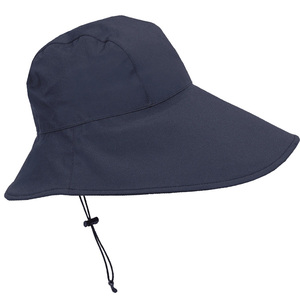 Unisex verano OEM Nylon impermeable <span class=keywords><strong>pescador</strong></span> <span class=keywords><strong>lluvia</strong></span> sombreros con cadena personalizado bordado Logo cuello solapa cubo sombrero - Product Image 6