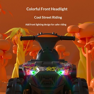 Motocicleta Eléctrica de Plástico para Niños, Cuatrimoto Todoterreno, Vehículo de Playa para Niños y Niñas de <span class=keywords><strong>0</strong></span> a <span class=keywords><strong>1</strong></span> Año, Asiento para Conductor, Funciona con Batería - Product Image 3