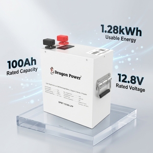 Baterai LiFePO4 12V 100Ah 12.8V 1.28kWh untuk Kapal, RV, Penyimpanan Tenaga Surya, 6000 Siklus, Bluetooth BMS, UPS Cadangan - Product Image 3