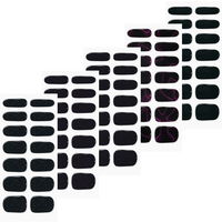 Autocollants pour ongles en gel UV non toxiques à usage unique, 14 pièces, autocollants pour ongles DIY, gel semi-durci, design pailleté, options personnalisables