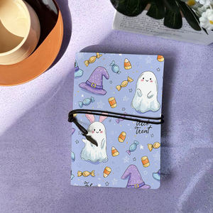 Style Vintage A6 Cahier Cravate Fermeture 160 Pages Papier Amovible Cadeau Idéal pour l'Industrie Sommet Participants Fantômes <span class=keywords><strong>Sorcière</strong></span> Chapeaux Ca - Product Image 1