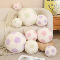 Heiße Kinder fußball Soft Throw Pillow Simulation Fußball Plüsch puppe Maschinen gefülltes Jungen spielzeug für Feiertage Geschenk idee