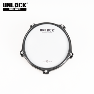 Pad de Batería <span class=keywords><strong>MIDI</strong></span> de 8 Pulgadas con Hyper-Trigger de Doble Zona y Superficie Estrellada, Compatible con RLTD17/TD27, Diseño Portátil - Product Image 1