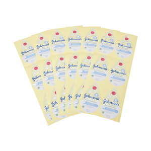 Haute qualité 72X130mm article emballage extérieur étiquette d'emballage argent autocollant pour animaux de compagnie pour emballage de soins personnels - Product Image 1