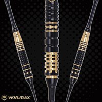 Win.max Professional 18g Fléchettes à pointe souple en plastique - Pack de 6 avec emballage cadeau pour machine à fléchettes électronique, club, compétitions sportives