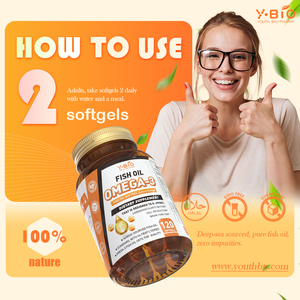 מכירה ישירה מהמפעל, תמיכה בקמעונאות, ציפוי אנטי-אימונטי, שמן דגים טבעי מים עמוקים, אומגה <span class=keywords><strong>3</strong></span>, כמוסות רכות, 120 כמוסות רכות, למבוגרים, משלוח מהיר - Product Image 6