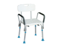 Chaise de douche propre en aluminium chaise de douche mobile réglable pour handicapés