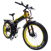 Vélo électrique pliable 48V 250W 1000W 2000W 3000W avec batterie au lithium, vélo de montagne électrique pliable