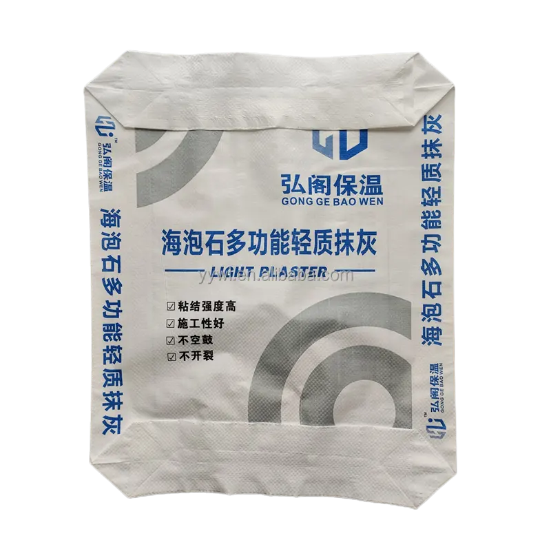 25Kg 40Kg 50Kg China Fabricage Wpp Tas Voor Skimcoat Cement Lijm