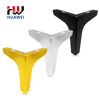 Pieds de lit en métal HUAWEI pour meubles modernes, supports de table de chevet, pieds de canapé, accessoires de mobilier