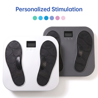 Masseur de pieds électrique OEM, appareil de massage des pieds EMS, 9 modes, 20 niveaux d'intensité, options de logo, couleur et emballage
