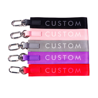 Porte-clés d'aviation en nylon tissé de haute qualité avec acier inoxydable, étiquettes d'avion personnalisées, cadeaux promotionnels