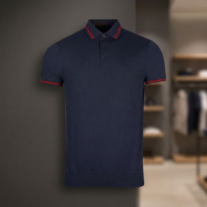 Camisa de Golf de Verano para Hombre, Estilo Casual, Manga Corta, Color Sólido, con Bolsillo, Corte Regular, Tallas Grandes, 100% Algodón Transpirable - Product Image 1