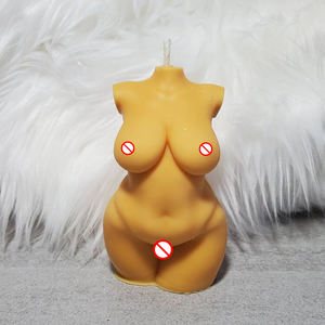 Vela Aromática de Cera de Soja Hecha a Mano con Forma de Cuerpo de Mujer <span class=keywords><strong>Desnuda</strong></span>, Curvilínea y Sensual, con Aroma a Brujería, para Bares, Colores Personalizados Disponibles - Product Image 1