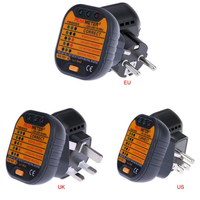 Earthing Socket Tester for EU UK US Electrical Outlets 230V 30mA Socket Tester Check Safety Instrument for Home Use