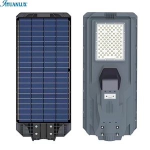 ไฟถนนโซลาร์เซลล์ LED อัตโนมัติแบบ All-in-One สำหรับภายนอกอาคาร ความสว่างสูง 800W 1200W ติดตั้งบนผนังพร้อมเสา - Product Image 4