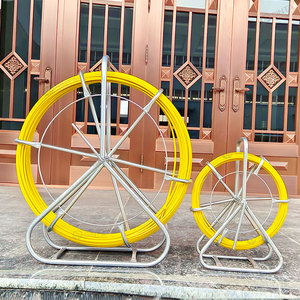 9 מ "מ * 350 מ 'פיברגלס, מוט צינור רציף, מוט דיג פיברגלס מוצק - Product Image 3