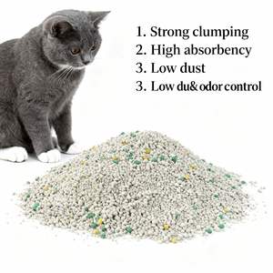 เบนโทไนท์ธรรมชาติสำหรับแมวทรายแมวเป็นกลุ่มแบบย่อยสลายได้ - Product Image 2