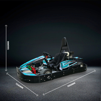 Go Kart Kupao Flare de 200CC a Gasolina para Adultos y Adolescentes, 70km/h, Uso Comercial