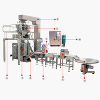 Machine d'emballage automatique ATM-520W pour petites entreprises, pesage et conditionnement de 1 kg de sucre, viande, comprimés de camphre, sucettes, bœuf séché, amandes