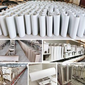 All'ingrosso della fabbrica del bagno moderno montato pavimento in ceramica piedistallo lavabo lavabo - Product Image 5