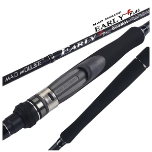 Cañas de Jigging OEM MADMOUSE Early <span class=keywords><strong>Plus</strong></span> MH, Calidad Japonesa, Cañas de Jigging Fuji, Cañas de Pesca de Lubina, 12-50g PE 1.2-3 #   Caña de Pescar para Pesca Costera - Product Image 1