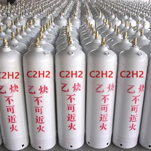 C2H2 gás Ethyne Factory Industrial Grade 99,5-99,9% gás acetileno pureza