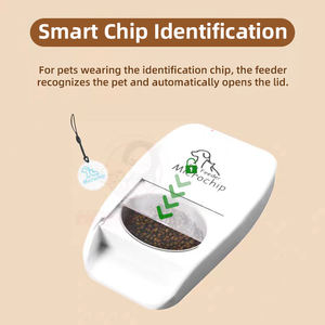 Smart Microchip RFID <span class=keywords><strong>Pet</strong></span> Feeder ciotola per gatti eco-friendly in plastica più <span class=keywords><strong>Pet</strong></span> riconoscimento nuovo aggiornamento ciotola intelligente per gatti - Product Image 5