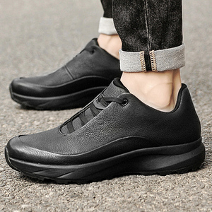 Zapatillas informales de piel de vaca pura para hombre hechas a mano con servicio de logotipo personalizado de fábrica - Product Image 4