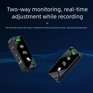Microphone cravate sans fil à longue durée de vie de la batterie, microphone cravate H16, nouveau modèle mini <span class=keywords><strong>PORTABLE</strong></span> pour diffusion en direct, vlog - Product Image 4