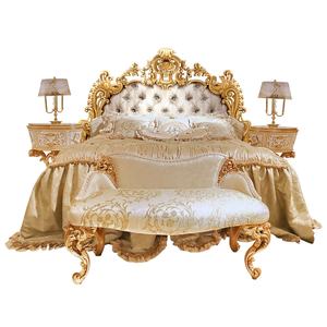 <span class=keywords><strong>Muebles</strong></span> italianos clásicos de lujo, juego de cama king size, dormitorio de madera - Product Image 1