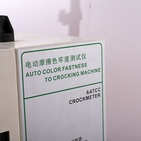 Electric Friction Color Fastness Tester, AATCC Crockmeter Auto Color Fastness to Crocking Machine